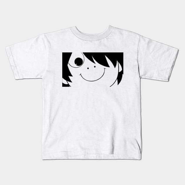 Araragi Koyomi Bakemonogatari Anime Kids T-Shirt by SaverioOste